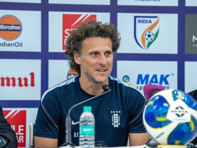 ‘It’s been almost 10 years’: Diego Forlan returns to India as Uruguay coach and fond memories for a clash in the International Friendly at the Vivekananda Yuba Bharati Krirangan in Kolkata on Tuesday. Photo credit: Photo credit: AIFF