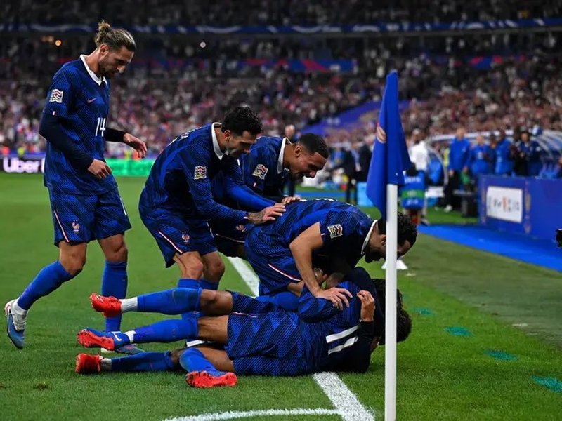 France roar back to beat Belgium 4-1, sit atop in Nations League Group A1
