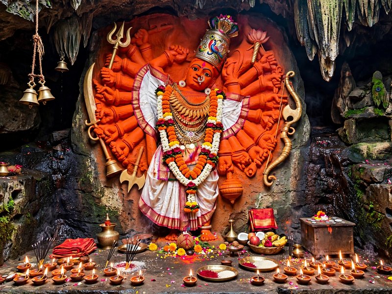 सप्तश्रृंगी शक्तिपीठ को क्यों कहा जाता है 'अर्धशक्तिपीठ'? 18 हाथों से भक्तों को मां देती हैं आशीर्वाद