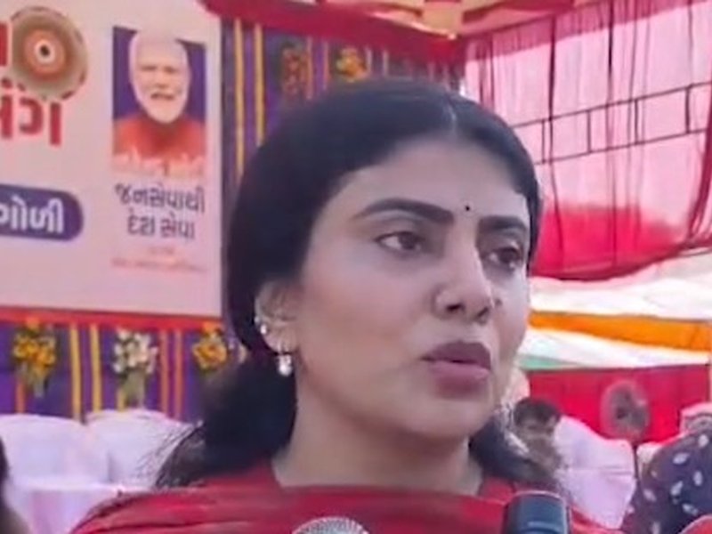 Rivaba Jadeja hails PM Modi's 25 years in public service, says Gujarat emerging as growth model for India (Photo: IANS)