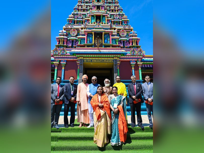 Environment minister Bhupender Yadav visits Fiji temple, highlights enduring civilisational ties