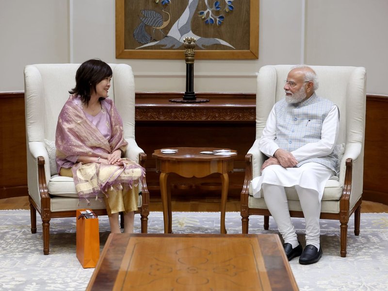 Shinzo Abe wife met PM Modi