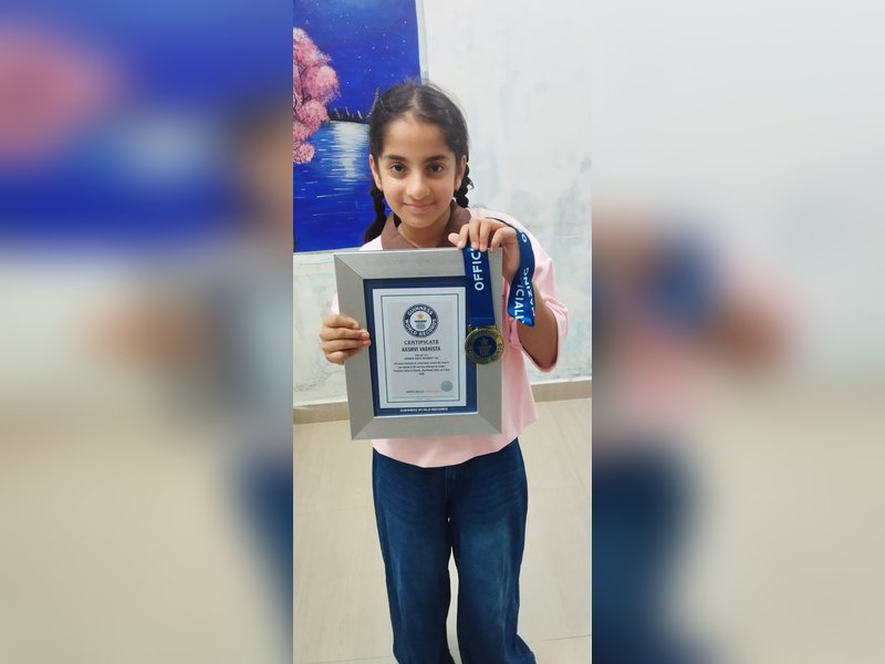 Ranchi girl spins her way into Guinness World Records with 80 nose hula-hoop rotations in a minute