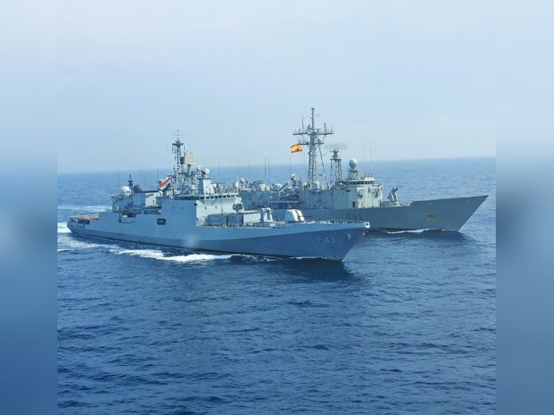 INS Trishul's PASSEX with Spanish Navy enhances interoperability and operational synergy