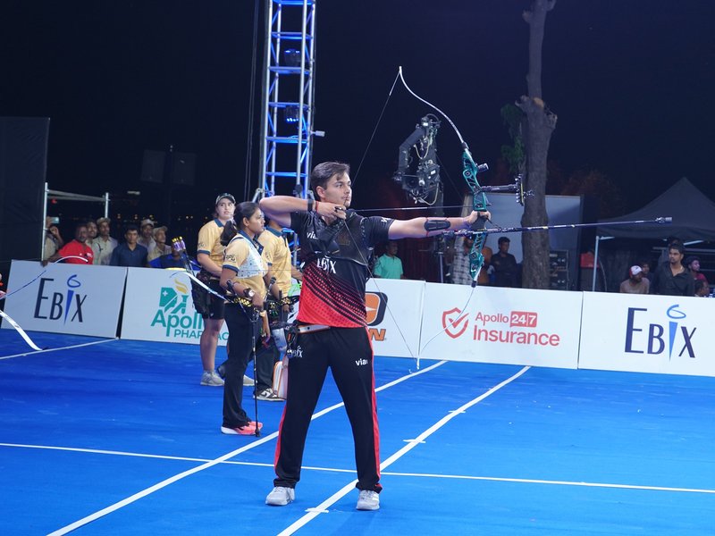 Kakatiya Knights score stunning comeback in shoot-off; Rajputana Royals, Chero Archers win in Season 2 of the Archery Premier League (APL) in Hyderabad on Wednesday. Photo credit: APL
