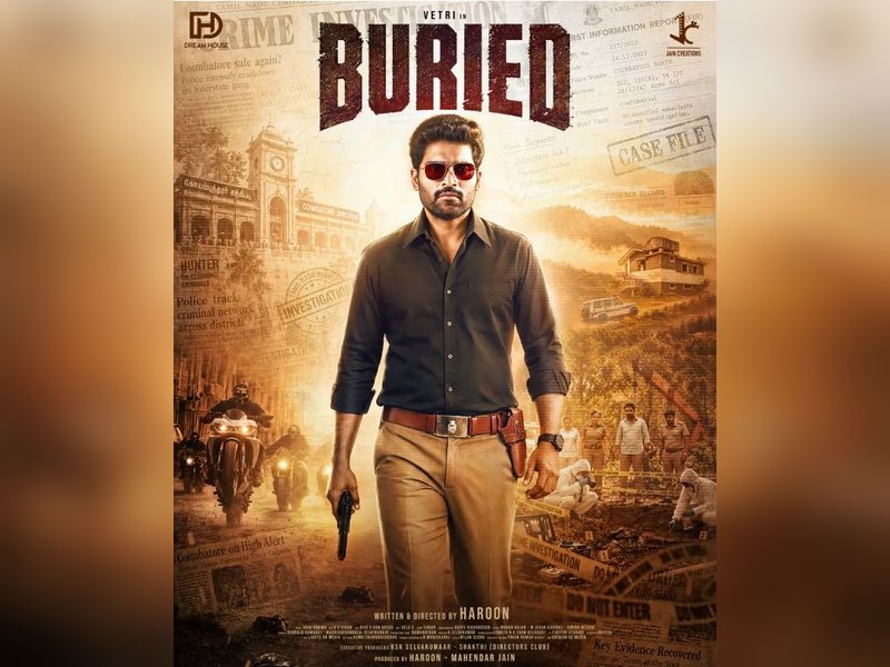 Vetri-starrer Buried's first look out  (Photo: Haroon/Instagram)