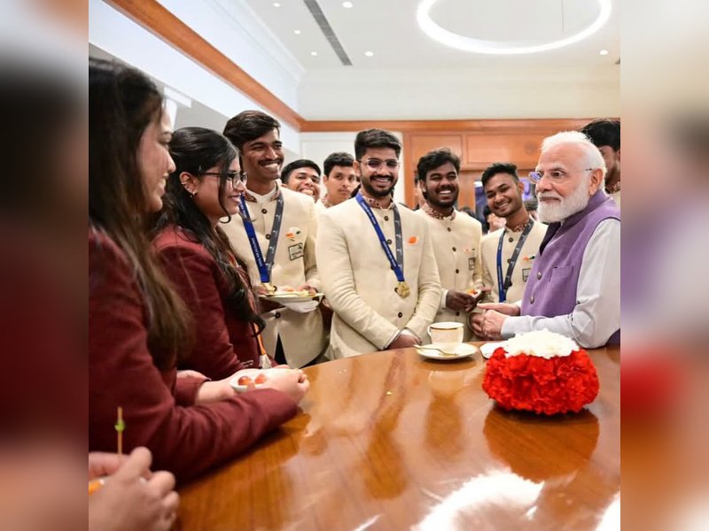 प्रधानमंत्री मोदी ने विश्व कौशल प्रतियोगिता शंघाई 2026 में उत्कृष्ठ प्रदर्शन करने वाले देश के युवाओं से की मुलाकात, किया उत्साहवर्धन