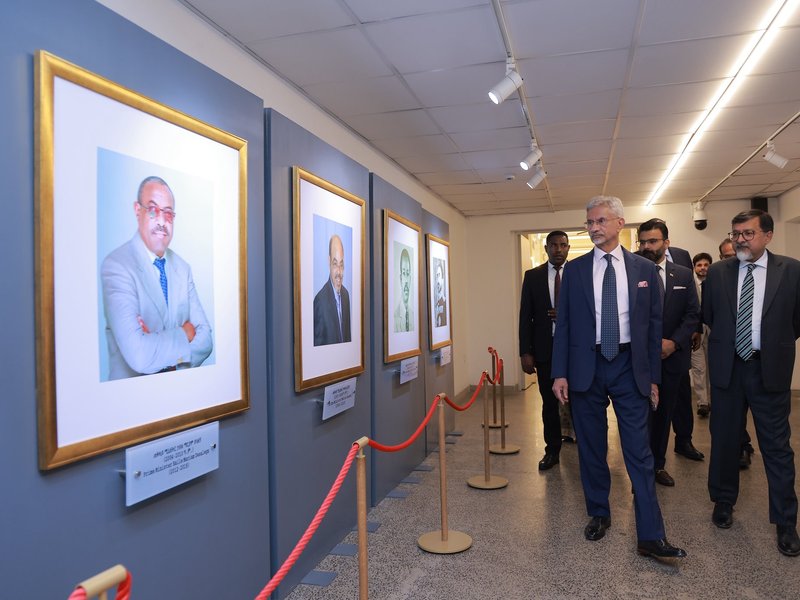 EAM Jaishankar visits National Palace and Museum in Ethiopia's Addis Ababa 