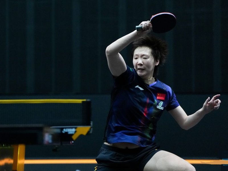 Top seed Wang Manyu reaches women's semifinals of WTT China Smash in Beijing on Friday. Photo credit: Xinhua