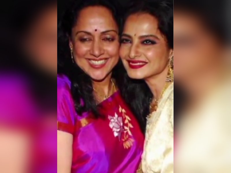 Hema Malini wishes Rekha on her 72nd birthday, shares unseen  pictures with the actress
