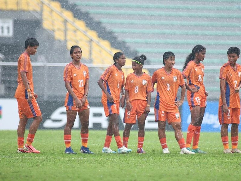 India face Malaysia in decisive clash for AFC U17 Women’s Asian Cup berth (Credit: AIFF)