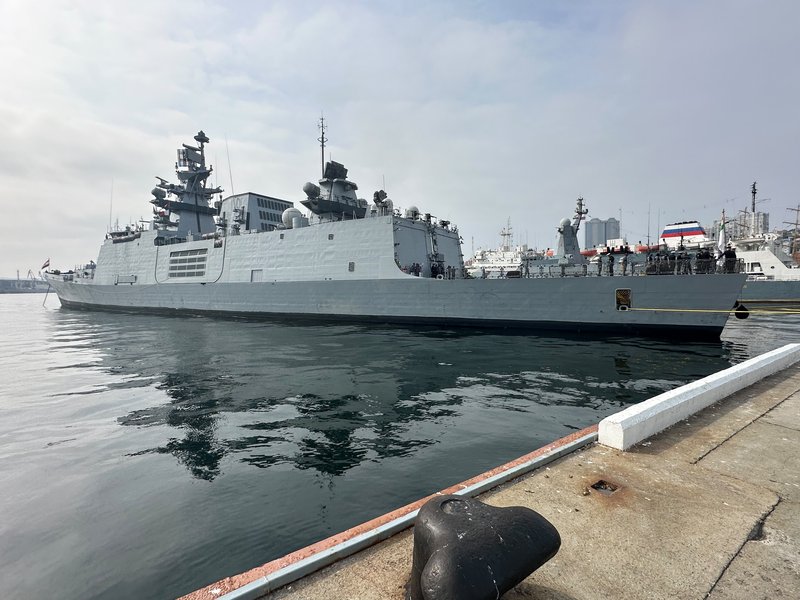 INS Sahyadri arrives in Russia’s Vladivostok for bilateral naval exercise