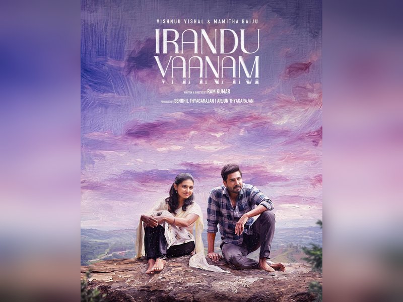 Vishnu Vishal, Mamitha Baiju-starrer Irandu Vaanam's release postponed (Photo: Sathya Jyothi Films/X)