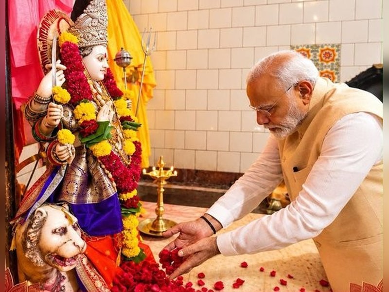 ‘May grace of Maa Jagadamba bring happiness, peace, prosperity’: PM Modi extends Navratri greetings