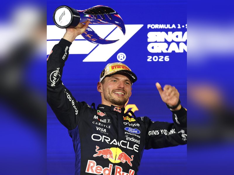 Verstappen wins first Singapore GP in perfect week, Antonelli takes P3 with F1 title in sights (Credit: X/Red Bull Racing)