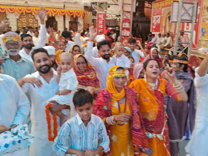सीकर: जीणमाता शक्तिपीठ में शारदीय नवरात्रि का आगाज, मां शैलपुत्री के रूप में दिए दर्शन