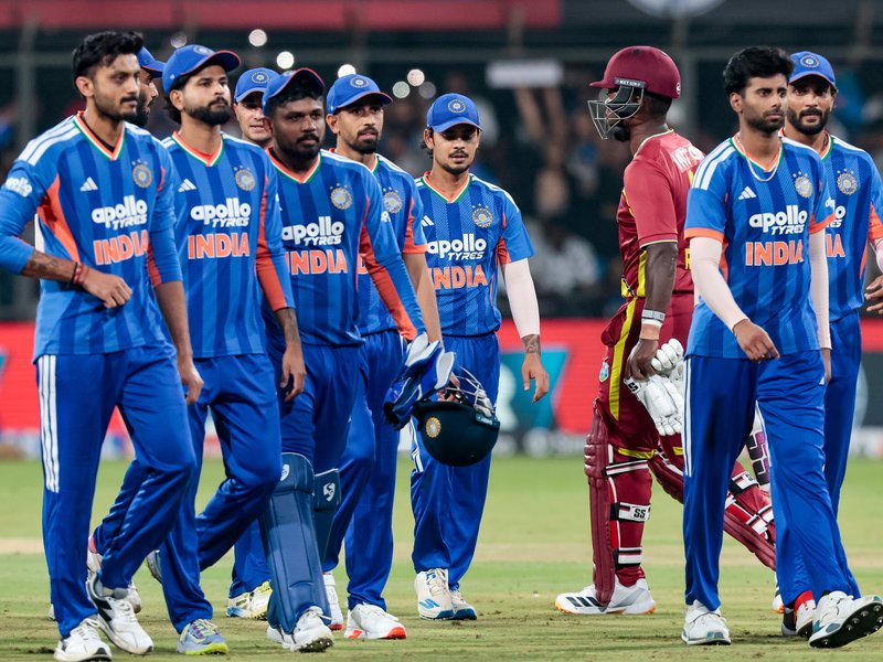 3rd T20I: Arshdeep and Abhishek power India to 14-run win over WI, take 2-1 series lead (Ld)