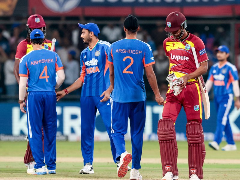 India eye series-clinching win against West Indies in Hyderabad run-fest on Wednesday. Photo credit: IANS