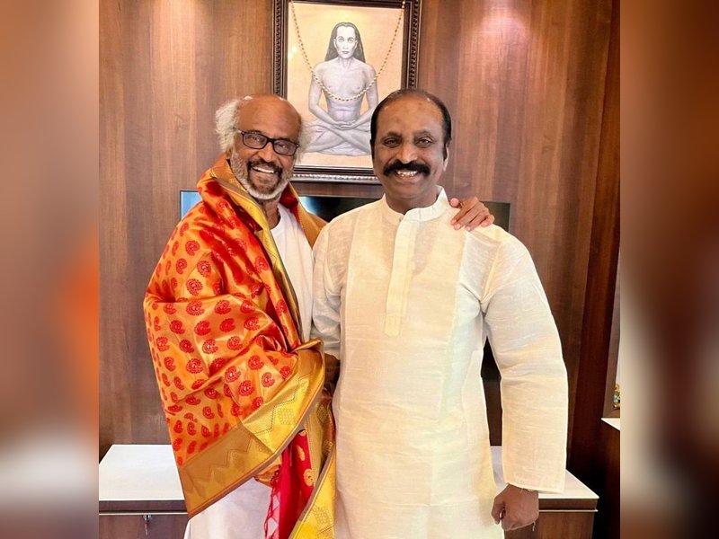 Rajinikanth's autobiography to be released both in Tamil and English? (Photo:Vairamuthu/X)