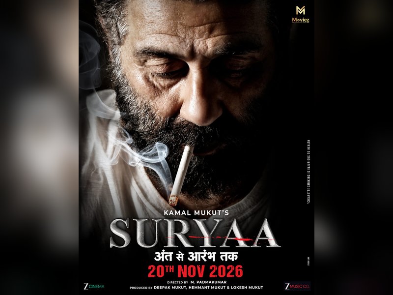 Sunny Deol dons a never-seen-before rugged avatar in the first look of ‘Suryaa’