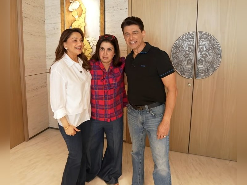 Madhuri Dixit’s husband Dr Nene did not recognise Shah Rukh, Salman at their wedding reception