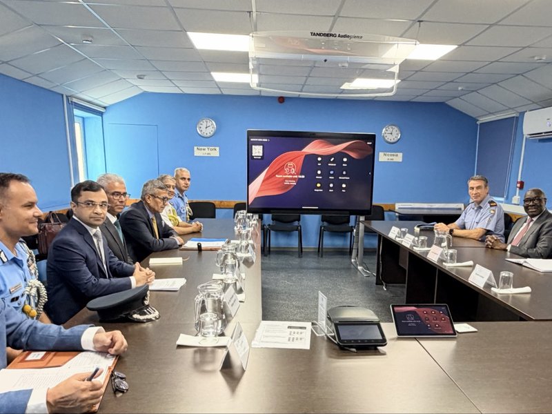 Cyprus: Defence Secretary Singh discusses UNFICYP mandate, India's contribution to UN peacekeeping 