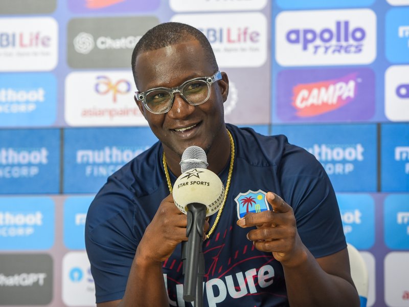 'That's why I praised my team': Daren Sammy backs his 2-2 praise for West Indies against 'dangerous' India in the recently-concluded T20I series in India. Photo credit: IANS