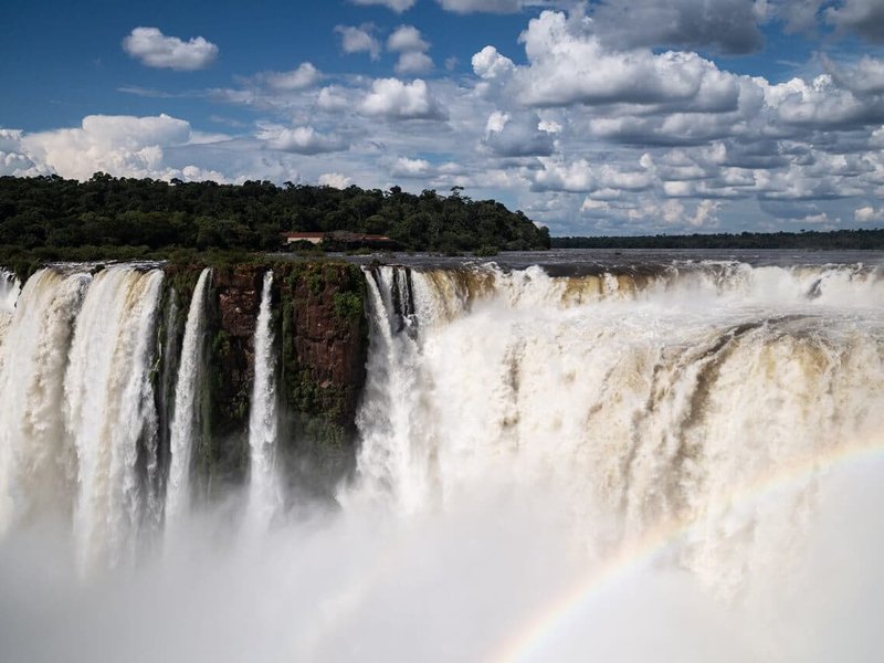 El Nino weather pattern on Iguazu River
