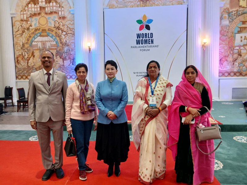 Indian parliamentary delegation meets Mongolian Foreign Minister in Ulaanbaatar