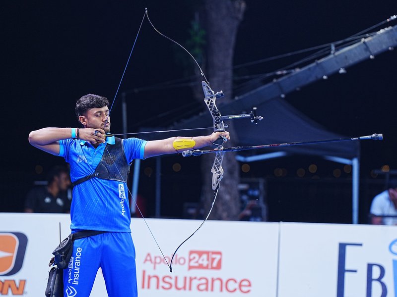 Mighty Marathas go top with fourth straight victory; Knights, Royals win too in Season 2 of the Archery Premier League (APL) in Hyderabad on Tuesday. Photo Credit - Archery Premier League