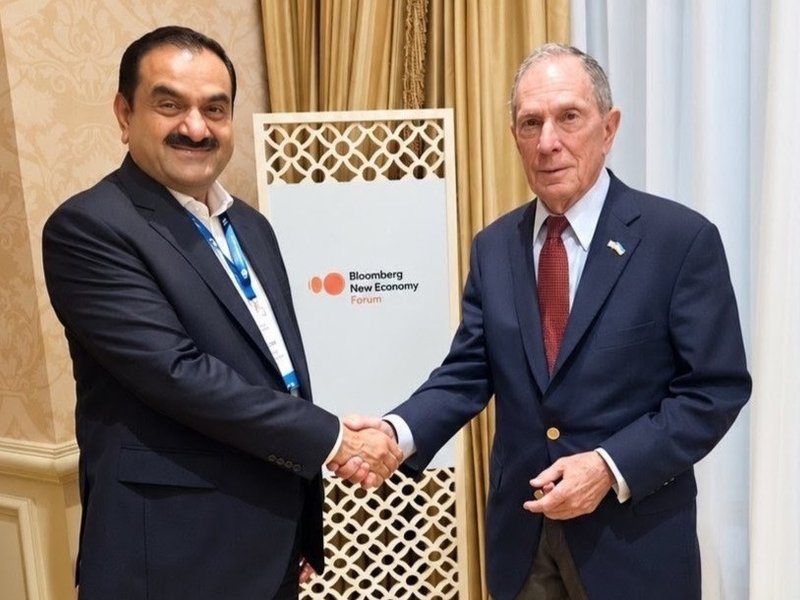 Gautam Adani shares what Michael Bloomberg's vision means for India