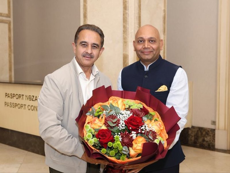 MoS Kirti Vardhan Singh arrives in Azerbaijan for seventh summit of CICA