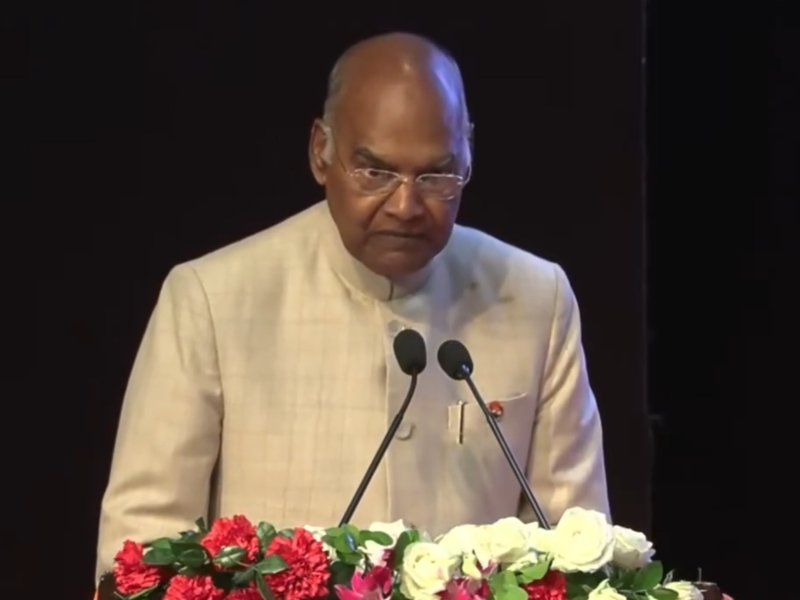 सीएम योगी आदित्यनाथ ने सुशासन से यूपी के विकास को दी नई गति : पूर्व राष्ट्रपति रामनाथ कोविंद