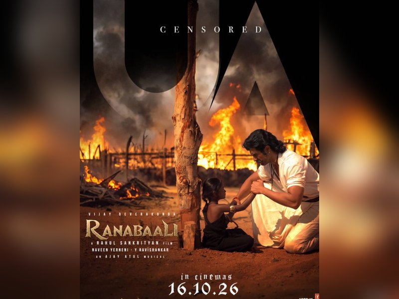 Vijay Deverakonda, Rashmika Mandanna-starrer 'Ranabaali' cleared for release with U/A certificate (Photo: Mythri Movie Makers/X)