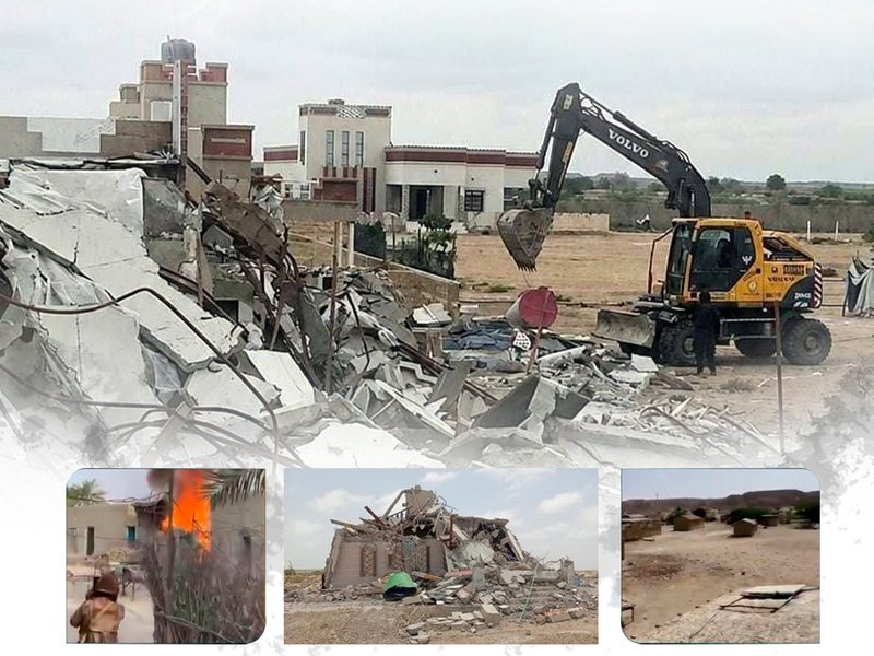 Homes bulldozed, livelihoods destroyed: Pakistan severely condemned for uprooting thousands in Balochistan