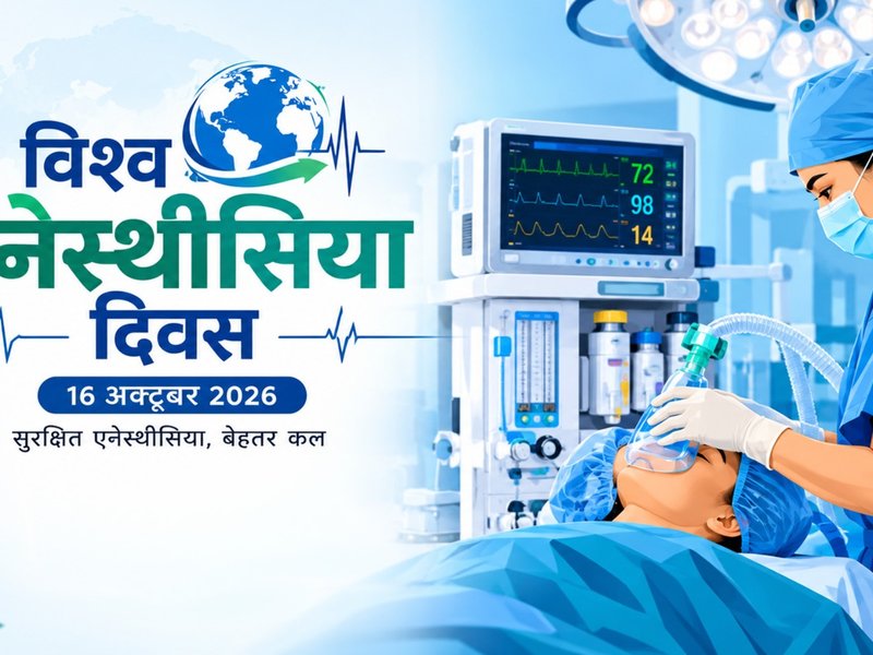 विश्व एनेस्थीसिया दिवस 2026: 1846 में इस दिन शुरू हुआ था चिकित्सा का नया युग, जानें इस वर्ष की थीम