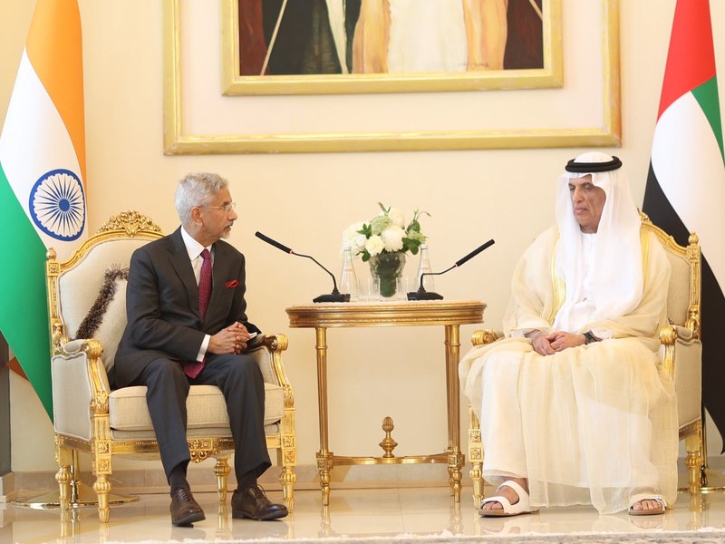 EAM Jaishankar and Ras Al Khaimah ruler discuss India-UAE ties, Gulf situation 