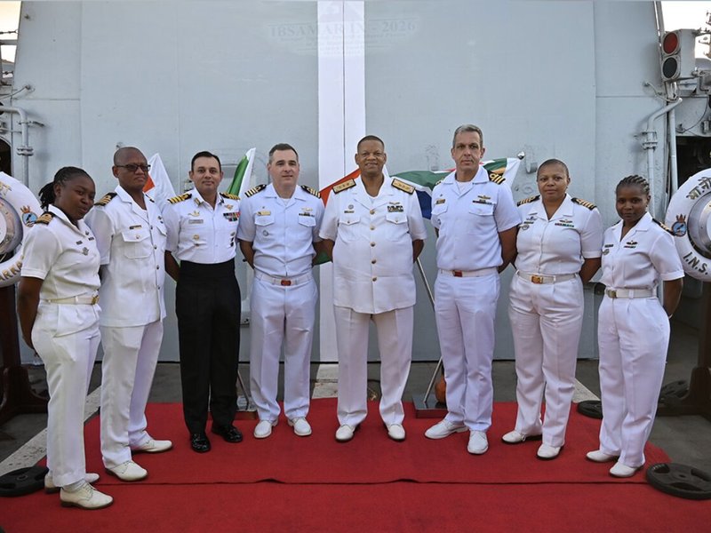 INS Tarkash sails from South Africa’s Simon’s Town for sea phase of IBSAMAR exercise