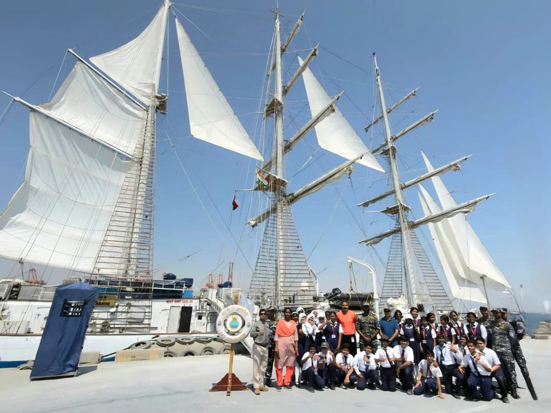 INS Sudarshini welcomes over 500 members of Indian diaspora on board at Oman’s Salalah