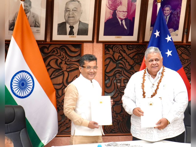 India, Samoa sign MoU on project to support children, persons with disabilities