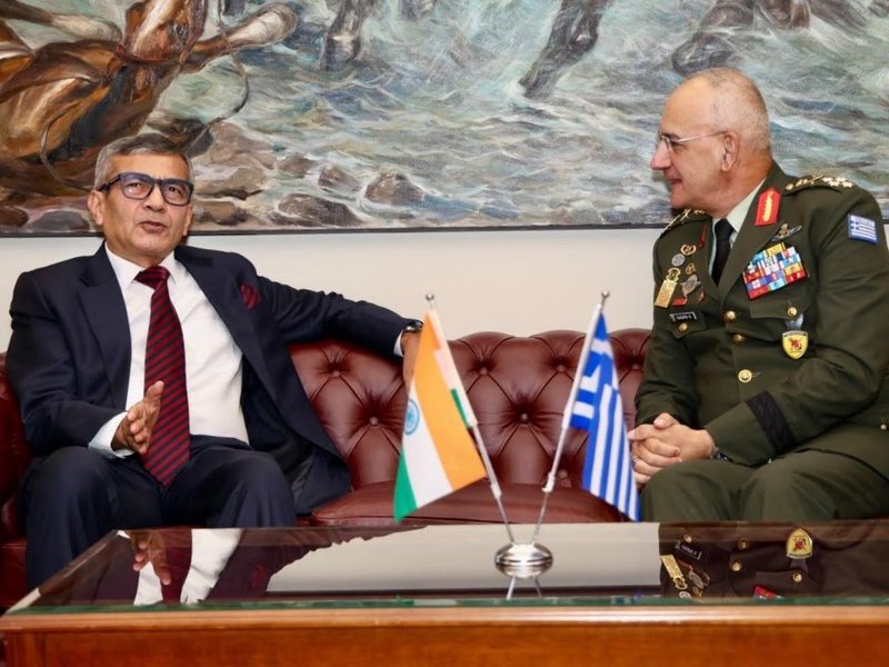 India, Greece underline need for regular exchanges between armed forces, defence industrial collaboration