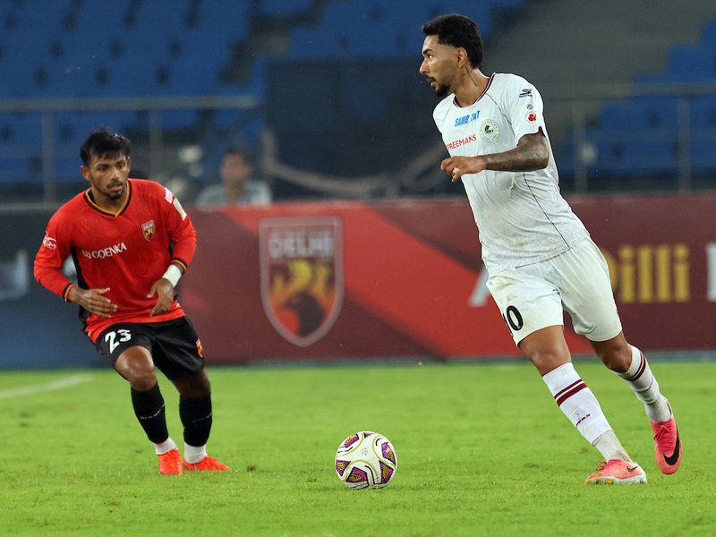 Second-half goals seal Mohun Bagan Super Giant’s comeback win over Sporting Club Delhi in New Delhi on Friday. Photo credit: ISL