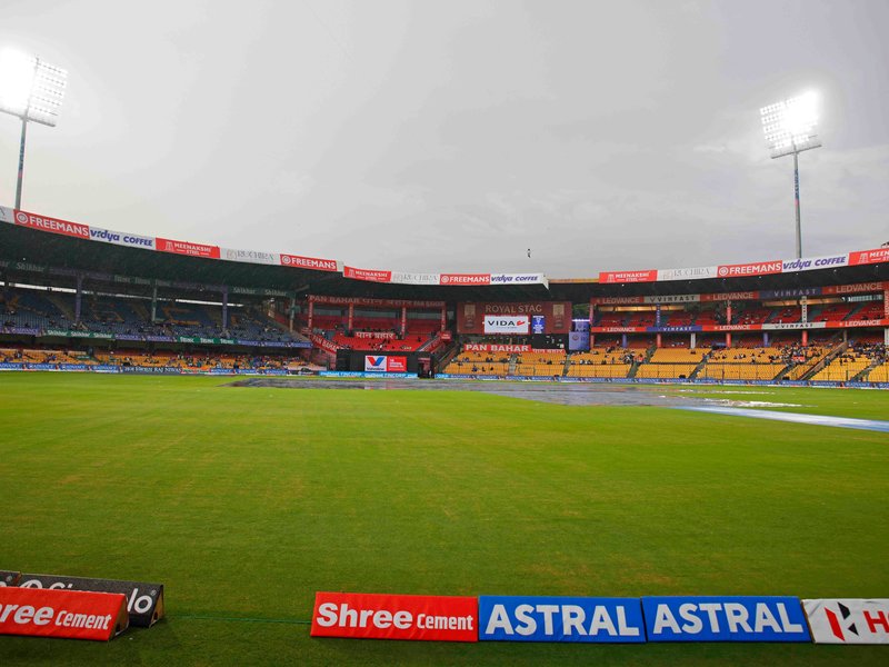 5th T20I: Rain delays toss in India-West Indies series decider in Bengaluru (Credit: X/BCCI)
