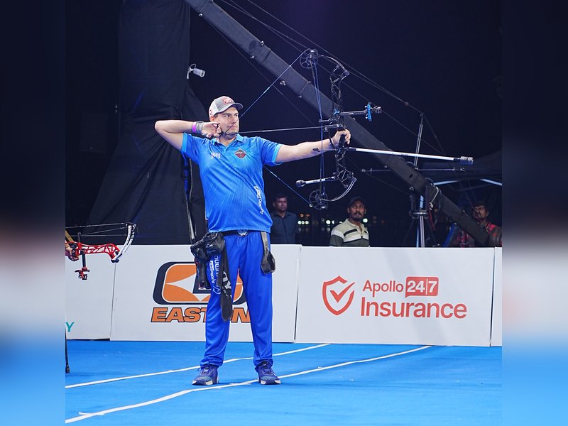 Kakatiya Knights cap off round-robin campaign as table-toppers in Season 2 of the Archery Premier League (APL) in Hyderabad on Saturday. Photo credit: APL