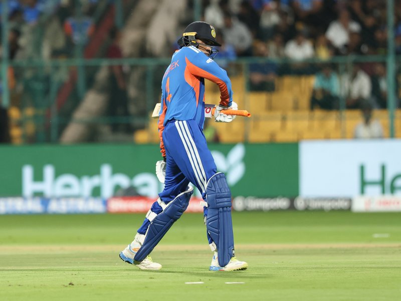 'All the credit goes to him': Yuvraj Singh lauds Abhishek Sharma's hard work for reclaiming the number one spot in the ICC T20I batting rankings. Photo credit: IANS 