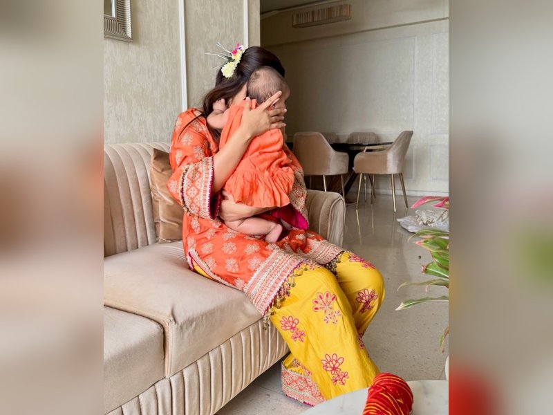 Surbhi Jyoti celebrates Durga Ashtami with her ‘little kanjak’, shares heartwarming moments with daughter