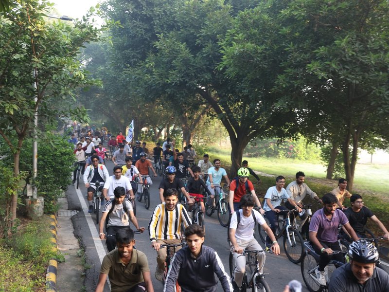 Fit India Sundays on Cycle celebrates World Food Day under 'Pedal for Fitness, Ride for a Healthier World' theme
