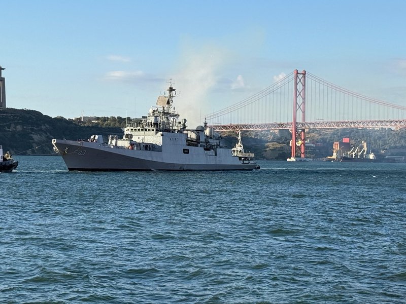 INS Trishul arrives in Portugal’s Lisbon after Konkan-26 exercise with Royal Navy