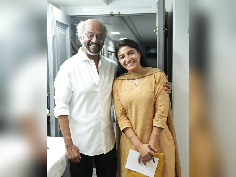 Mirnaa tells Rajinikanth: Thank you for blessing me with a life I’ve wished for!  (Photo: Mirnaa/X)