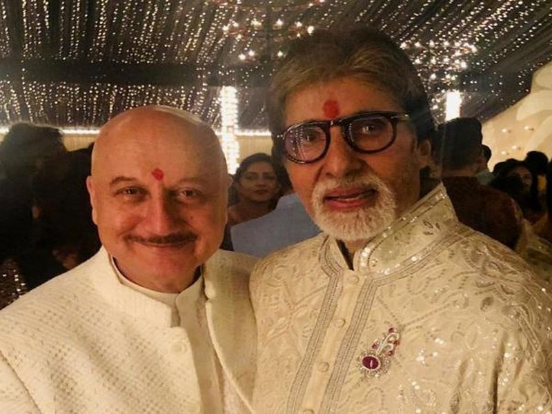 Anupam Kher relives a fond memory of trying his hands at parody with Amitabh Bachchan  